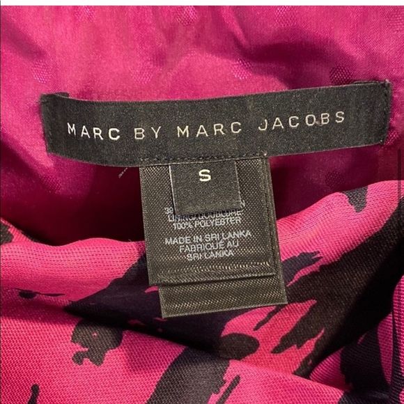 Marc by Marc Jacob Houndstooth Scribble print dress S - Picture 4 of 5